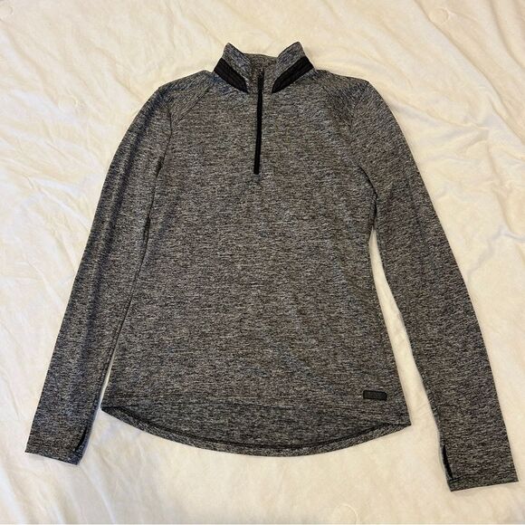 Marc New York Andrew Marc Performance Gray Quarter Zip Pullover Sweater Small - Picture 1 of 10